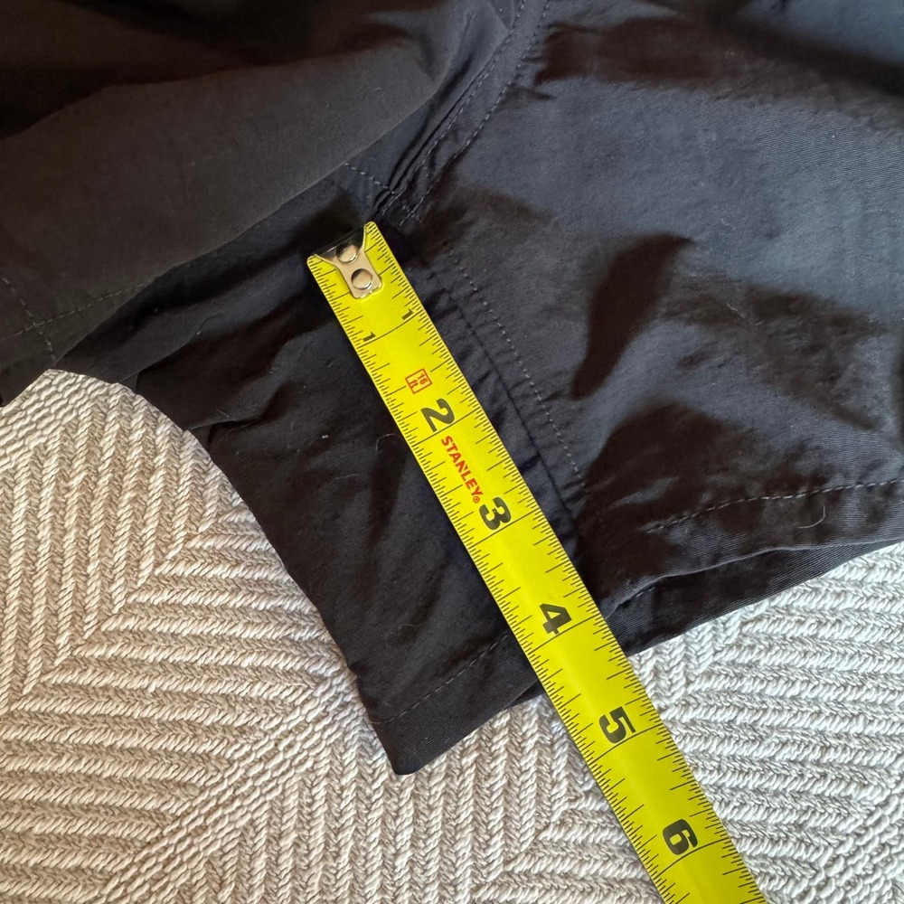 Patagonia Baggies 5 Inch Shorts Womens Large Black Nylon Hiking Swim - Picture 9 of 9
